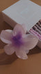 Lilac Silk Skinny Scrunchies