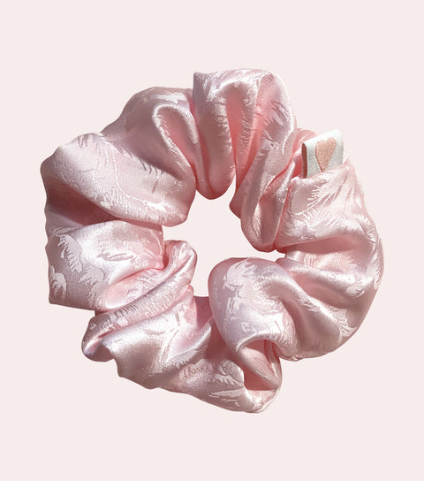 Rose Silk Scrunchie