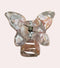 Small Marble Butterfly Hair Claw