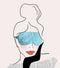 The Bleu Silk Eye Mask allows you to indulge in well rested sleep