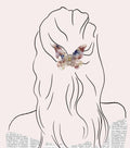Butterfly Hair Claw i suitable for all hair types: thick and thin.