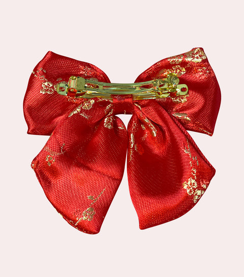 Chinese Brocade Bow
