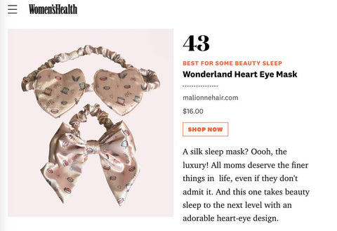 Wonderland Heart Eye Mask