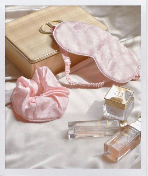 Rose Silk Eye Mask